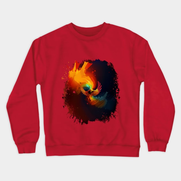 Phoenix Rising Crewneck Sweatshirt by naars90